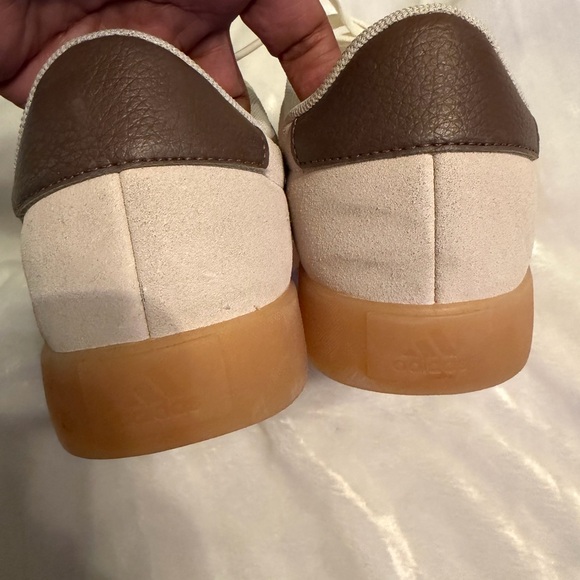 Adidas Beige and Dark Brown Sneakers - Picture 8 of 11